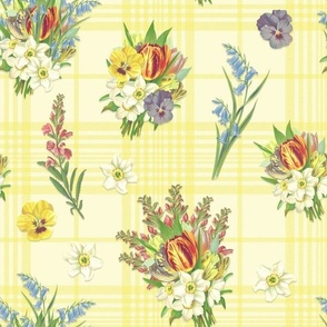 SPRINGTIME ARRAY - SPRING GARDEN COLLECTION (LEMON)