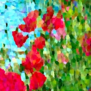 Painted River Poppies
