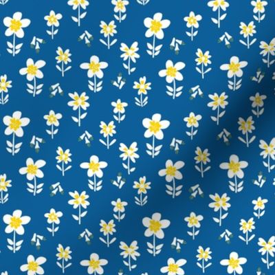 Ukraine Floral in Blue and Yellow