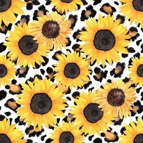 Sunflowers Cheetah