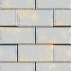 Mercury Glass subway tiles