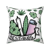 18x18 cushion cover best buds