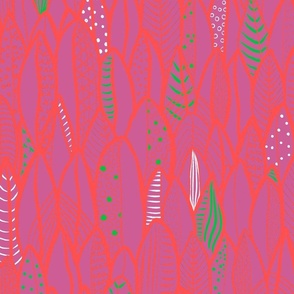 Fantasy Forest in pinks and purple!