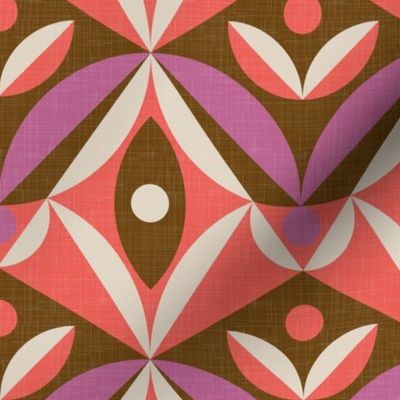 Geometric Tulip Decor - 60's Mood / Large