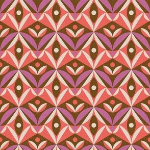 Geometric Tulip Decor - 60's Mood / Medium