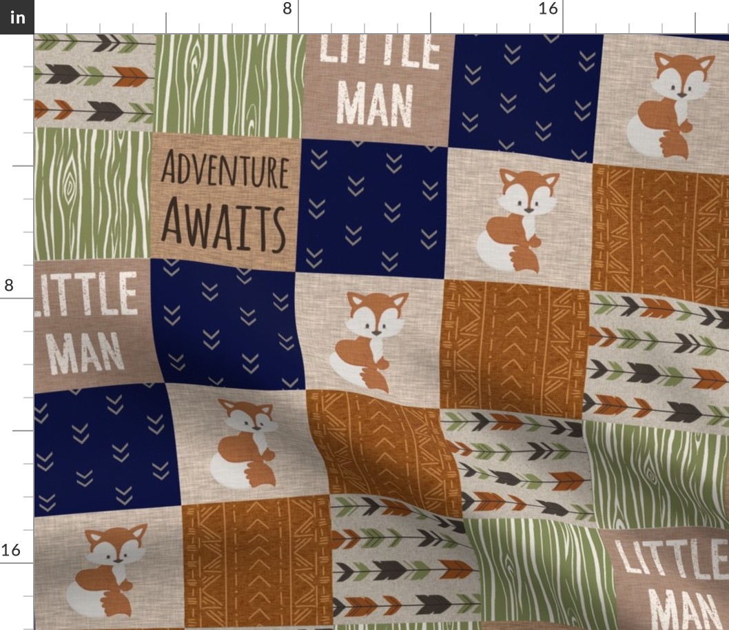 Custom - 4” Fox Patchwork