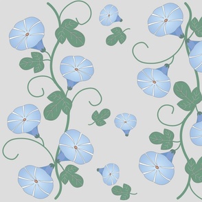 Petunias Blue Silver