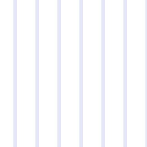 White with narrow Digital Lavender stripe - vertical