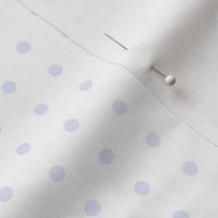 Digital Lavender quarter inch polka dot on white
