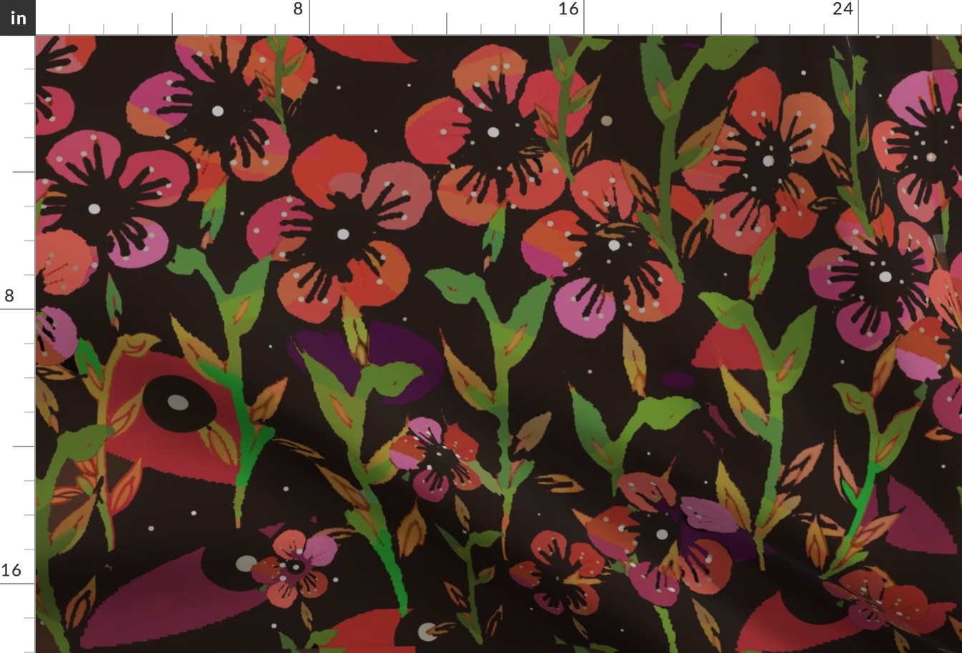 Those Heady Summers  Print - © 2022 Vanessa Peutherer - Bohemian Chic Poppy Blooms -  -  - SDC In Bloom 2022