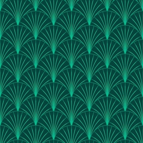 Art Deco Emerald Green