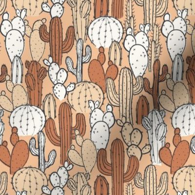 Cactus Patch_Small-Caramel and corals multi-Hufton Studio