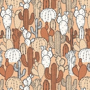 Cactus Patch_Small-Caramel and corals multi-Hufton Studio