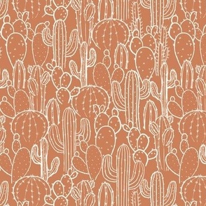 Cactus Patch_Small-caramel and cream solid-Hufton Studio