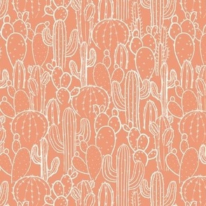 Cactus Patch_Small-shell coral solid-Hufton Studio