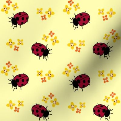 Ladybug Flowers - Purpleibis