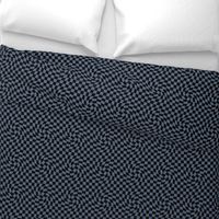 Vintage groovy twirl checkered boho design geometric gingham block print plaid design winter periwinkle blue black cool