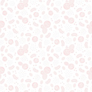 Deco Rose in White-Pink (med)