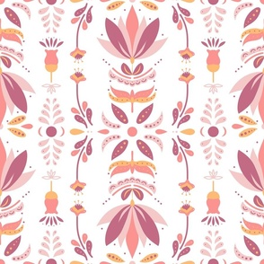 Floral Folk Pastel Romantic