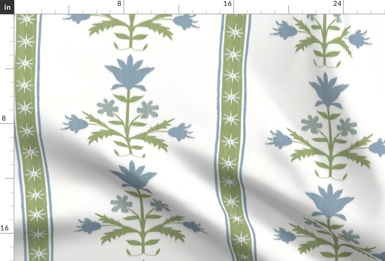 Smaller Tulip_Indienne_Stripe_Green_Blues_White_