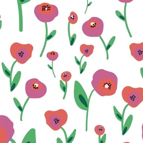 Happy Little Blooms Pattern-01
