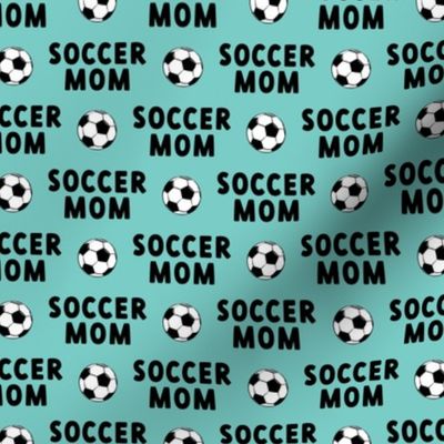 soccer mom - teal - LAD22