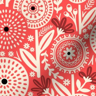 Geometric Floral - Block Print