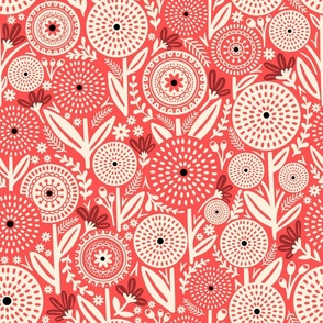 Geometric Floral - Block Print