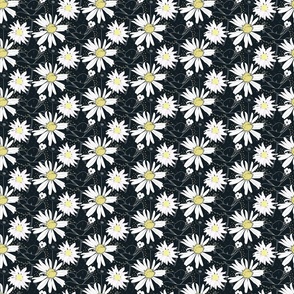 Neighborhood Wild Flowers - Black - Small