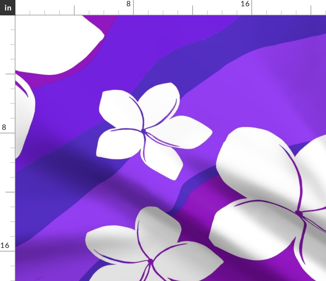 master-plumeria abstract currents-shades of violet