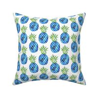 Bright Blue Pineapples