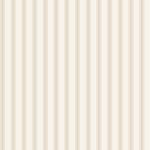 Bone Ticking Stripe: Modern Sand Pillow Ticking Stripe