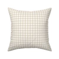 3/8" Gingham: Bone & Cream Gingham Check, Buffalo Check 