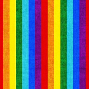 Vertical Rainbow Stripes 