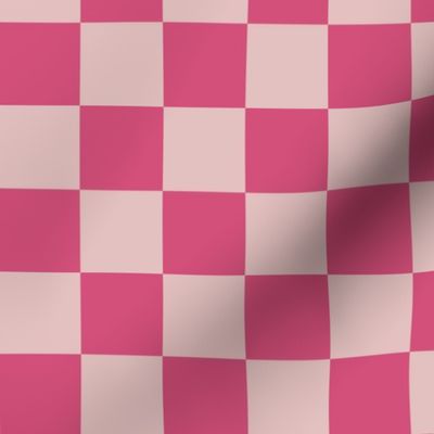 pink checkerboard, checker, square, geometric