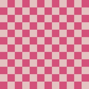pink checkerboard, checker, square, geometric