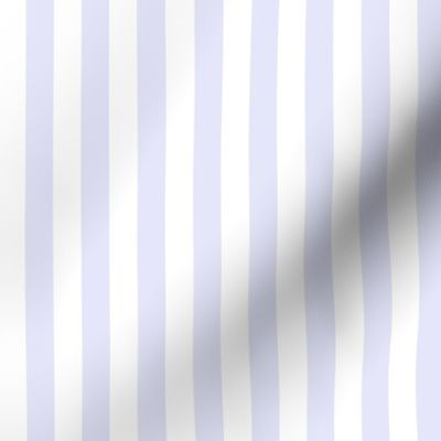 Digital Lavender and white half inch stripe - vertical