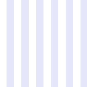 Digital Lavender and white half inch stripe - vertical