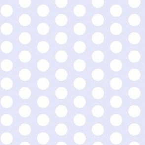 Half inch polka dots on Digital Lavender