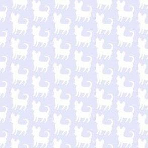 White chihuahua on Digital Lavender (mini)