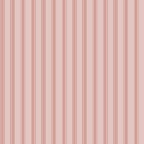 Ticking Stripe: Dusty Coral Pillow Ticking