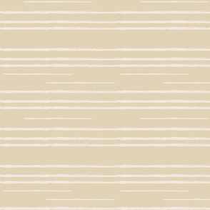 Painted Stripe - Soft Pink On Cream.