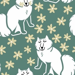 Arctic Fox Nordic style  Green  and Vanilla