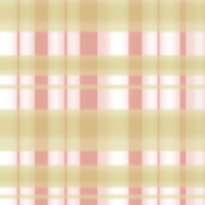 Sweet_Bees_Blurry Plaid, pink & yellow