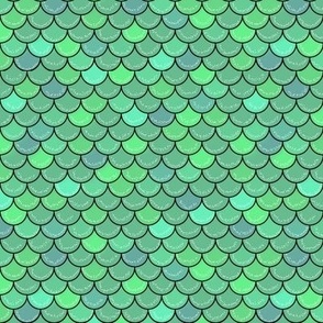 Light green mermaid scales 