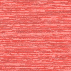 Solid Red Plain Red Natural Texture Small Horizontal Stripes Grunge Coral Red Orange EC5E57 Fresh Modern Abstract Geometric