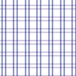 Purple Plaid Pattern / SMALL