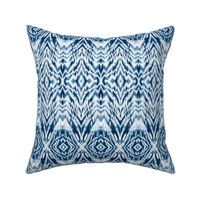  Shibori Zebra Ikat in Blue