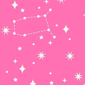 Cute Constellations - Hot Pink