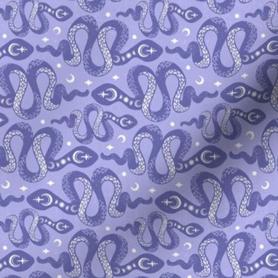 Very Peri Purple Rotated Moon Snakes by Angel Gerardo - Small Scale